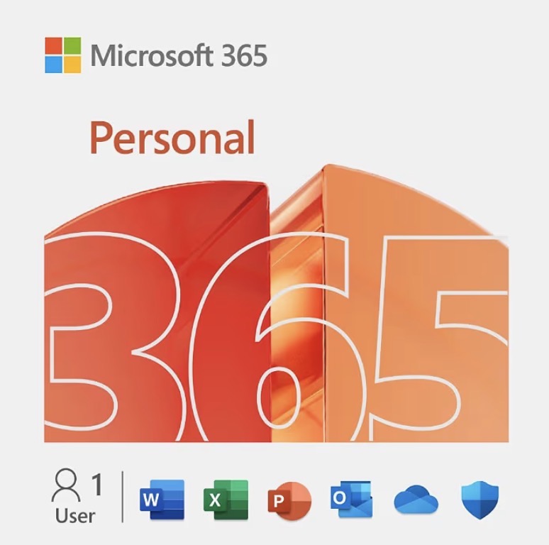 Microsoft 365 Personal | 1TB OneDrive Cloud Storage | 12-Month Subscription | Genuine License | Instant Digital Delivery